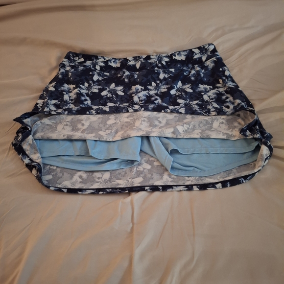 Tranquility by Colorado Clothing Women's Blue Floral Mini Skort - Picture 3 of 6